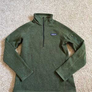 Patagonia Forest Green Fleece Pullover